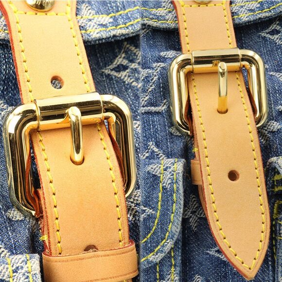 Louis Vuitton Sac A De GM Monogram Denim Backpack Rucksack - Picture 6 of 12